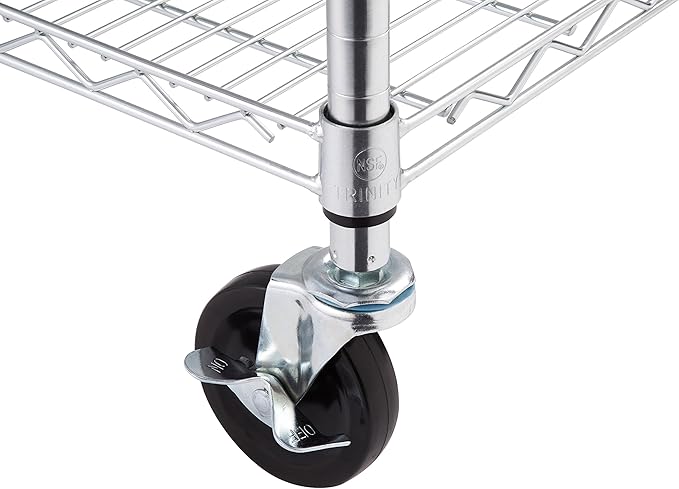 Trinity Basics TBFC-0931 5-Tier Adjustable Wire Shelving - Image 6