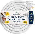PROTECTO Heavy Duty Dog & Cat Cord Protector 10ft Long Sleeve, Easy-to-Use 3/8 by protecto