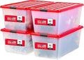IRIS USA 91 Qt. Stackable Plastic Storage Bins by IRISUSA