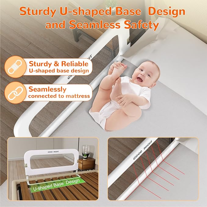 Bed Guard Rail for Toddlers - Image 4