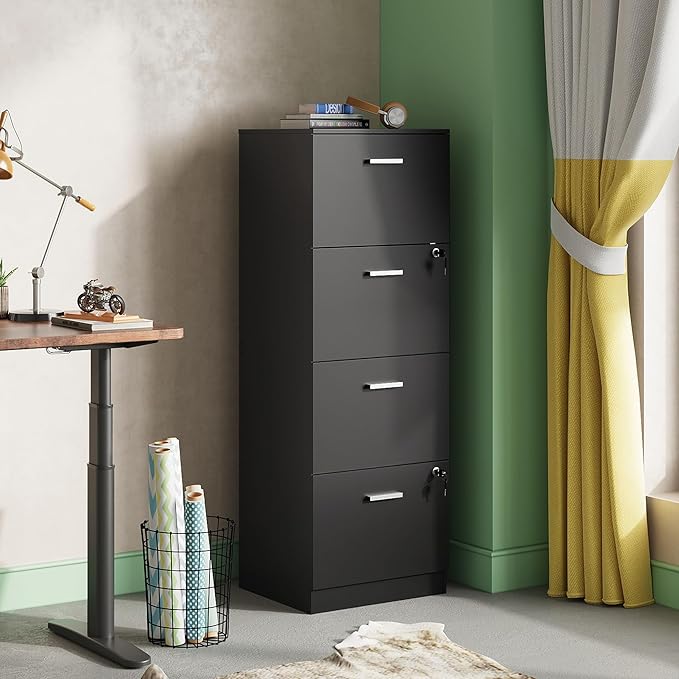 DEVAISE 4 Drawer File Cabinet - Image 2