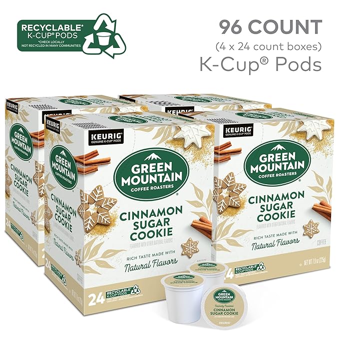 Green Mountain Coffee Roasters Cinnamon Sugar Cookie Keurig Single-Serve K-Cup - Image 2