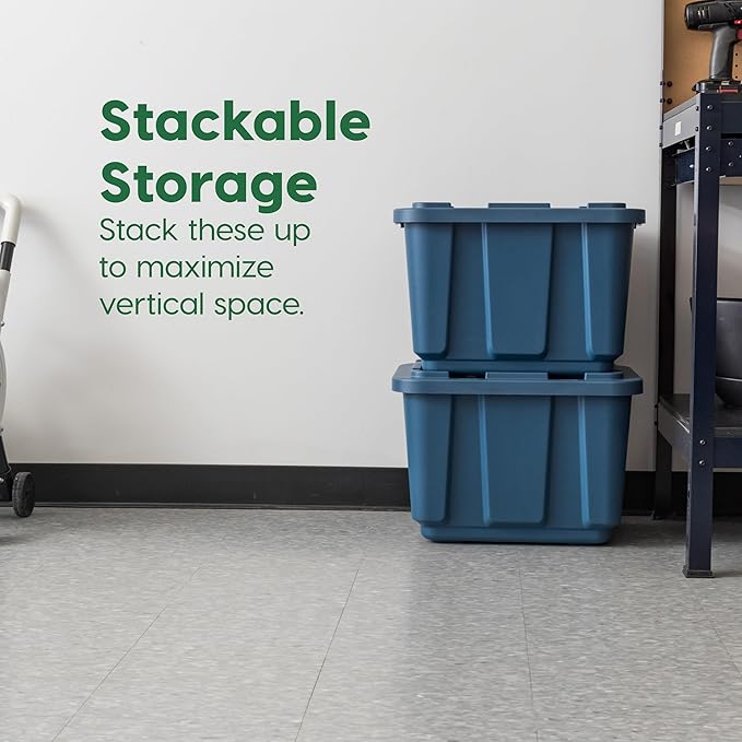 IRIS USA 4-Pack 12 Gallon Storage Bins - Image 5