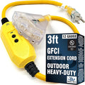 3 ft GFCI Extension Cord by WattsWire
