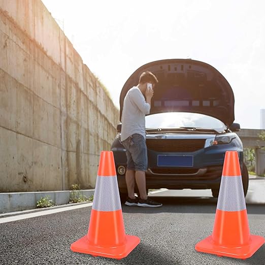 8 Pack Traffic Safety Cones 18 Inches - Image 8