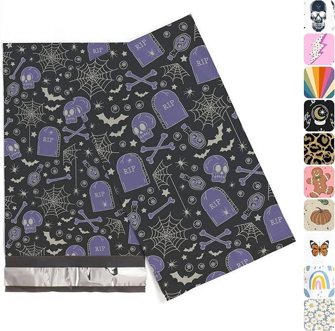 6x9 Poly Mailers – Spooky Halloween – Waterproof, Tear-Resistant Shipping Bags by PackageMint