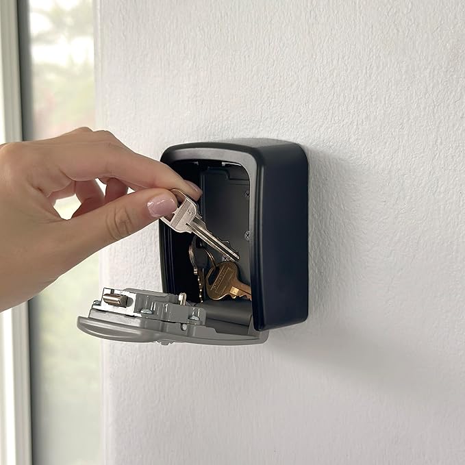 Iron Lock® Wall Mount Key Lock Box – Waterproof Heavy Duty Metal Lock Box - Image 6