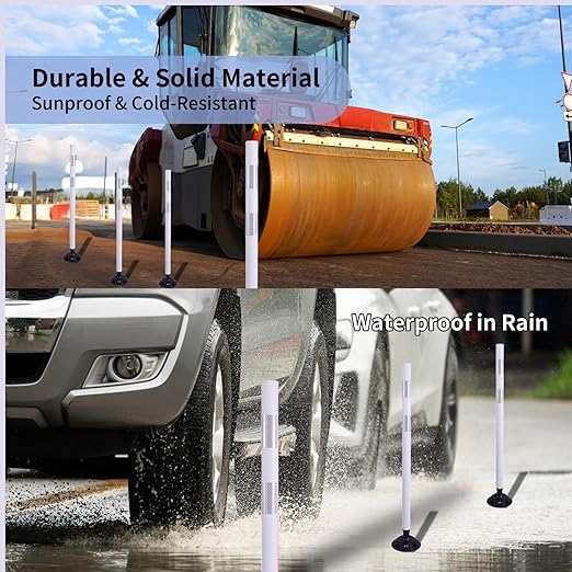 BESEA 8PCS 48" Traffic Delineator Posts - Image 4