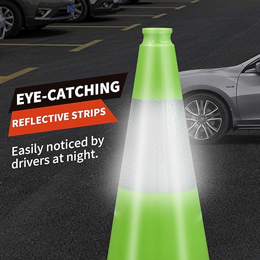 18" Traffic Safety Cones Road Cones, Construction Cone - Image 3