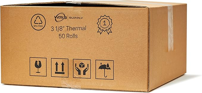 CLOVER POS 3-1/8" x 230' THERMAL RECEIPT PAPER BPA FREE - Image 6