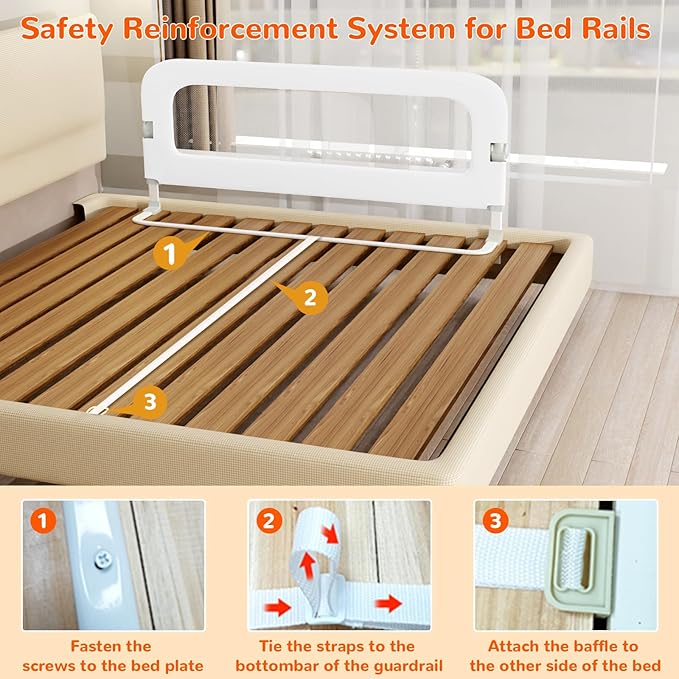 Bed Guard Rail for Toddlers - Image 7
