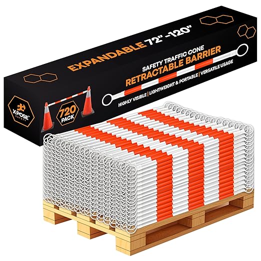 Retractable Barrier for Safety Traffic Cones by XposeSafety