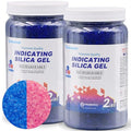 Silica Gel 4 LBS, Indicating Silica Gel, Reusable Silica Gel Desiccant by Wisesorb