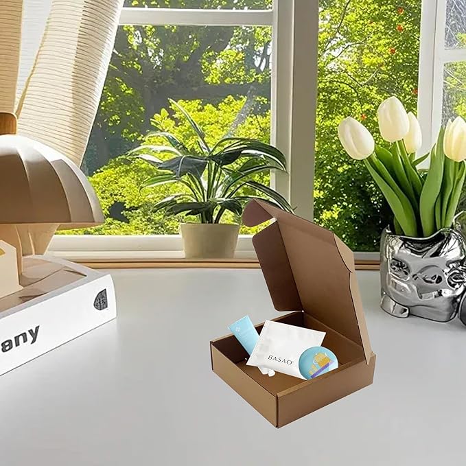 5x5x1.5 inch Small Shipping Boxes 50 Pack - Image 2