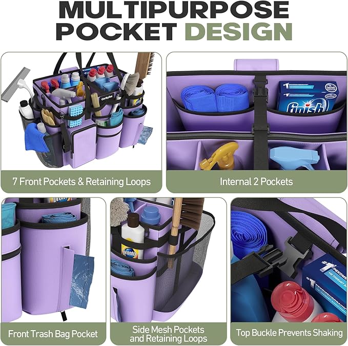 Rolling Cleaning Caddy Bag - Image 3