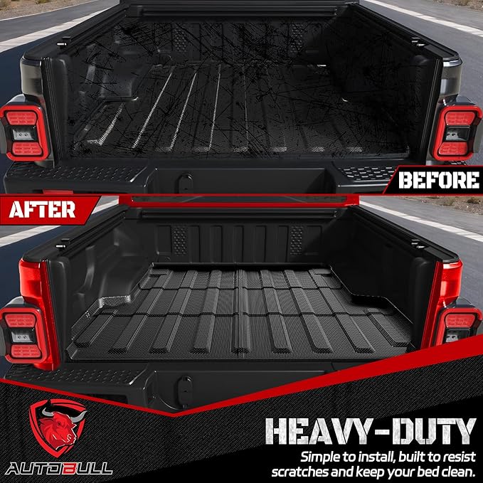Truck Bed Mat Bed Liner Fit for Jeep Gladiator JT 2025 2024 2023 2022 2021 2020 - Image 4