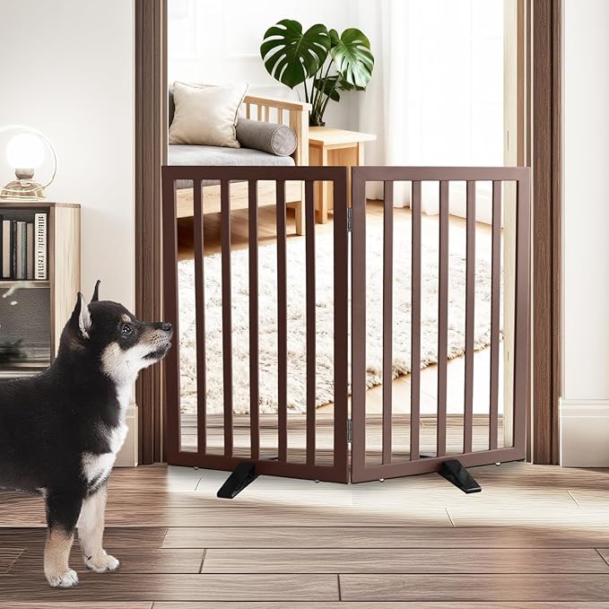 ZJSF Freestanding Indoor Dog Gate by ZJSF