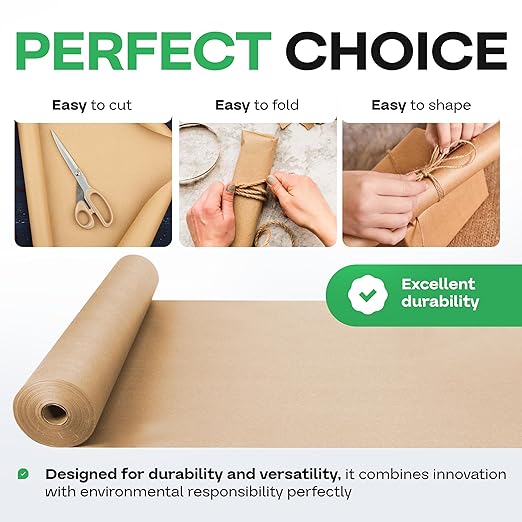 Brown Kraft Paper Jumbo Roll 36" x 14400" - Image 6