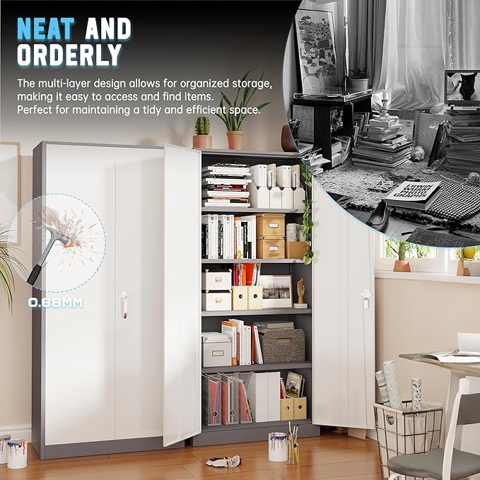 Superday Metal Storage Cabinet - Image 7