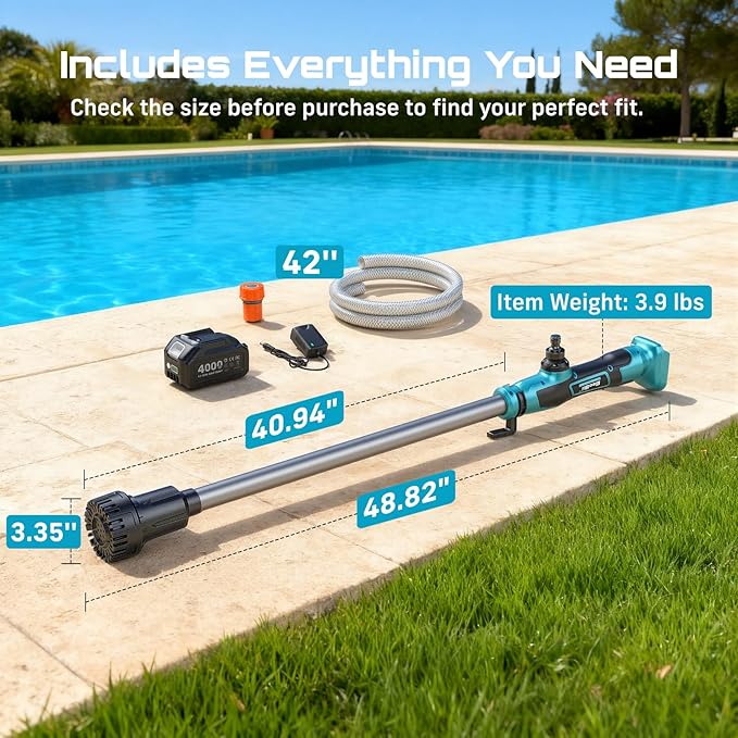 SEESII Cordless Stick Water Transfer Pump, - Image 3