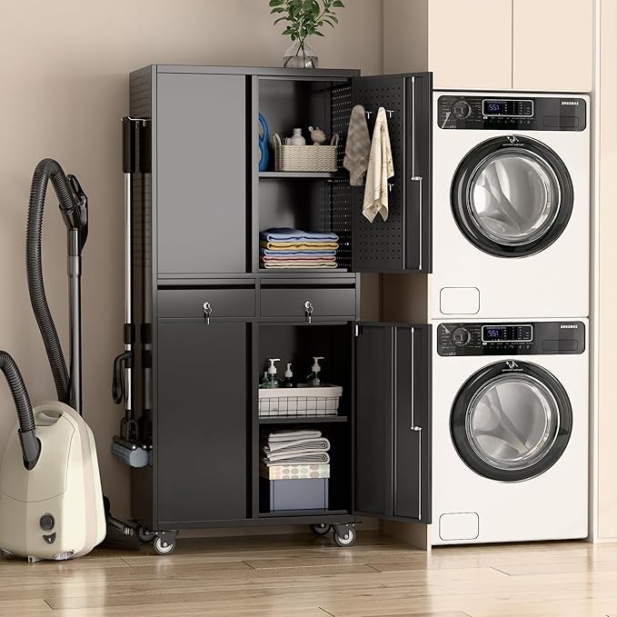 SUXXAN 71" Metal Garage Storage Cabinet - Image 8