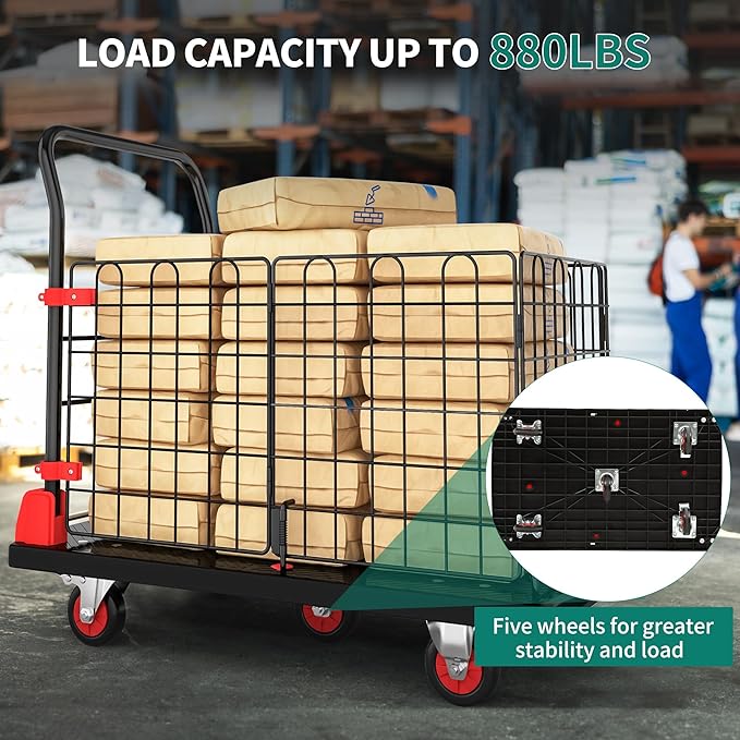 YITAHOME Platform Truck Cart - Image 7