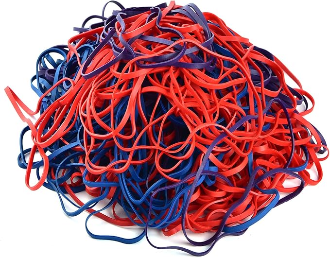 Coopay 180 Pieces Large Rubber Bands Bulk, 8 Inches Heavy Duty Strong Elastic - Image 2