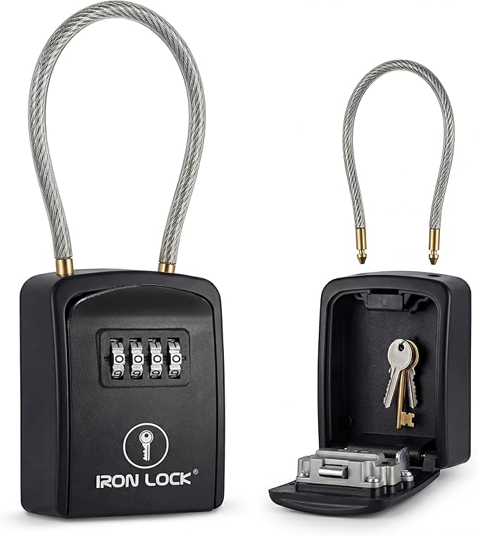 Iron Lock® Key Lock Box Portable by IronLock