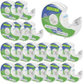 18 Pcs Transparent Tape with Dispenser, 0.7 x 1000 in Clear Tape Rolls Bulk by JEFURE