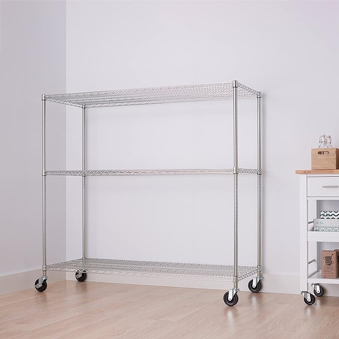 Trinity Basics 3-Tier Adjustable Wire Shelving - Image 7