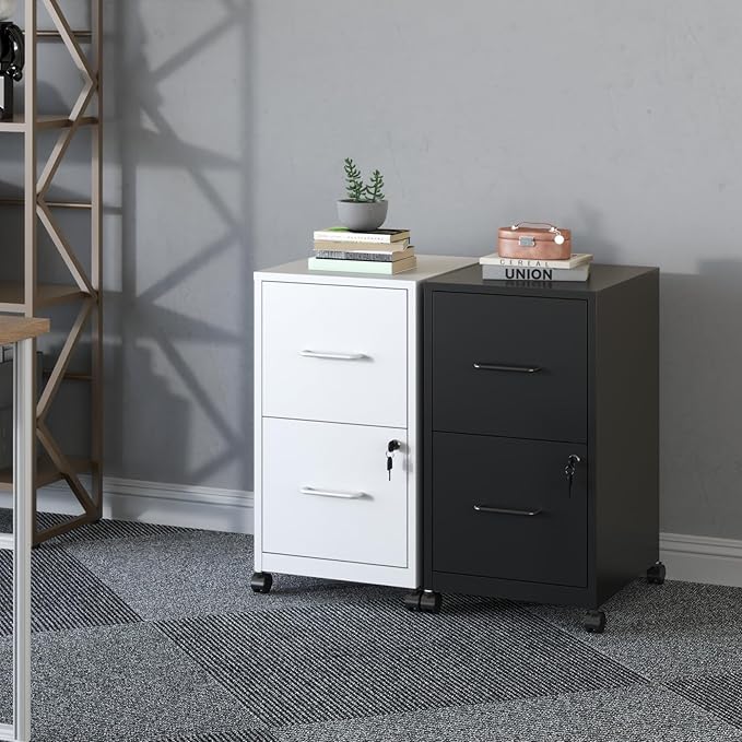 2 Drawer Mobile File Cabinet - Image 6