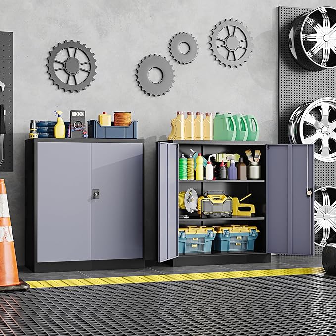 Metal Storage Cabinet, Locking File Cabinet - Image 2