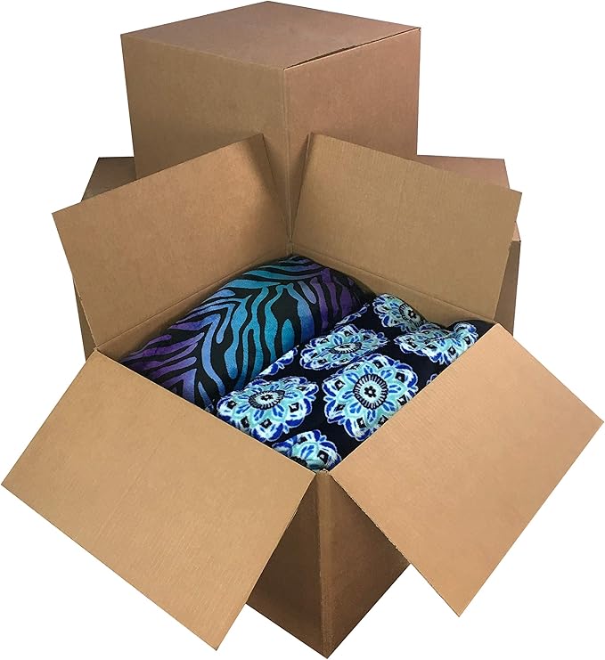 Amazon Basics Cardboard Moving and Storage Boxes, 12 Pack - Image 4