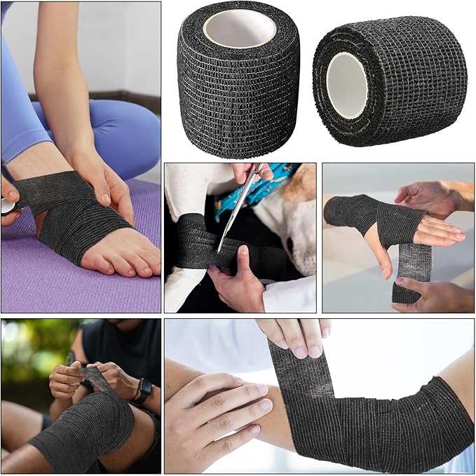 Treela 36 Pcs Self Adherent Bandage 2" X 5 Yard Wrap Breathable Cohesive - Image 4