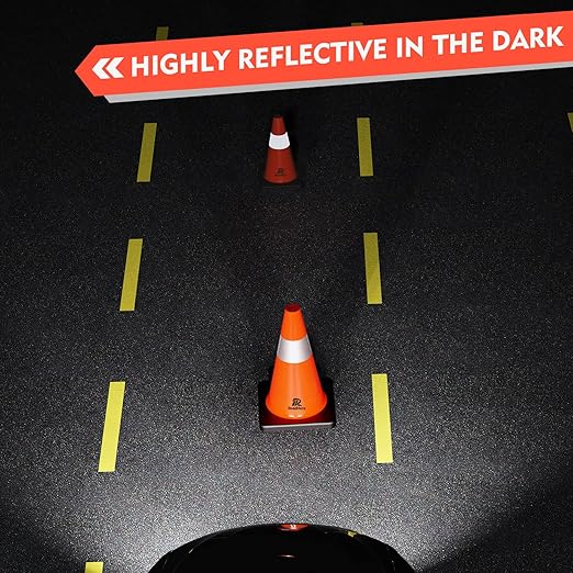 RoadHero 4 Pack Traffic Safety Cones 18 Inch - Image 4