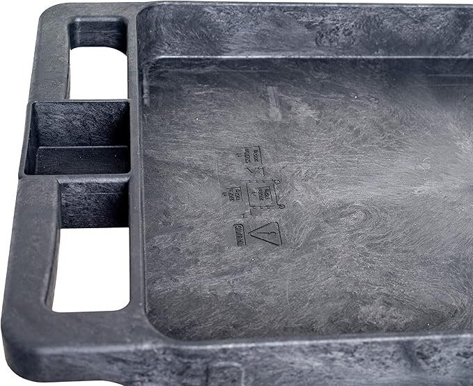 550lb Capacity Heavy Duty Plastic Utility Cart 34-1/2" L x 16-3/4" W - Image 5
