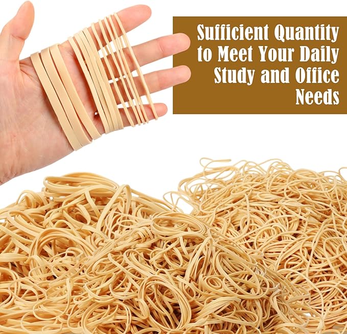Marspark Rubber Bands Bulk Elastic Rubber Bands 5 lb File Folder Strong Elastic - Image 3