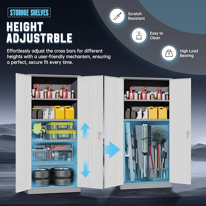 Superday Metal Storage Cabinet - Image 4