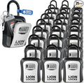 Key Lock Box for Keys with Code 4 Digit Combination Lockbox for Keys Outdoor by LionLocks