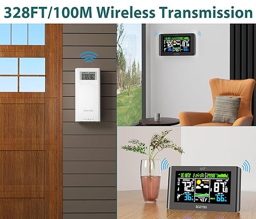 Weather Station Wireless Indoor Outdoor Thermometer: Digital Weather Thermometer - Image 5