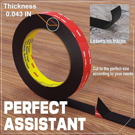 3M Double Sided Tape Heavy Duty 16.5FT, Double Sided mounting Tape - Image 2