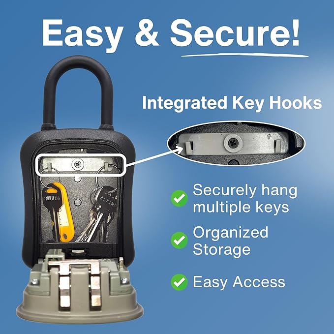 RUDY RUN Key Lock Box for Outside - Image 9