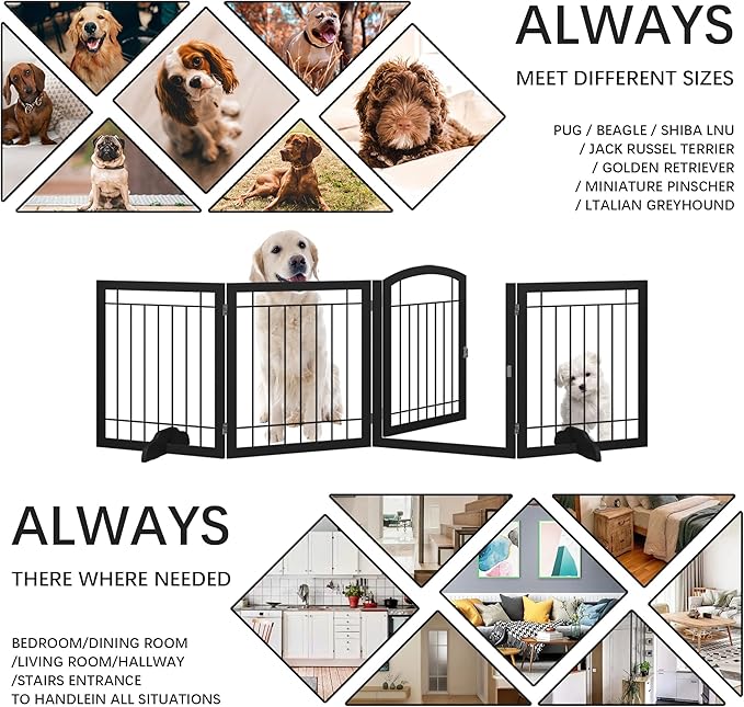JSB 96-inch Extra Wide 30-inch Tall Dog gate - Image 6