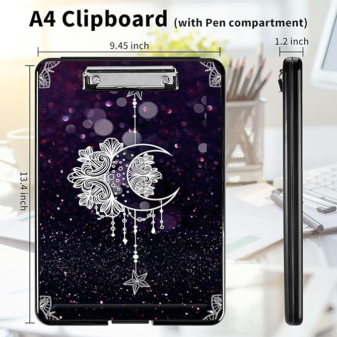 A4 Clipboards, Heavy Duty Waterproof Nursing Plastic Folder Clipboard - Image 2