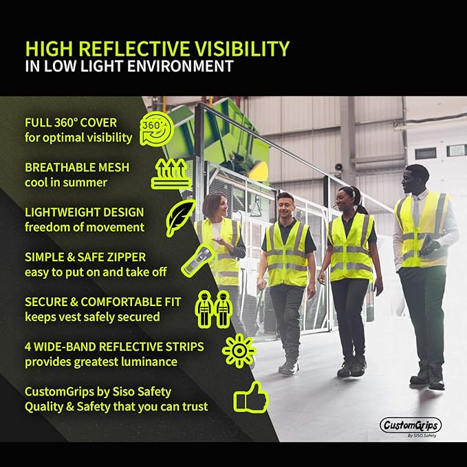 CustomGrips BY SISO SAFETY Vest - Image 2