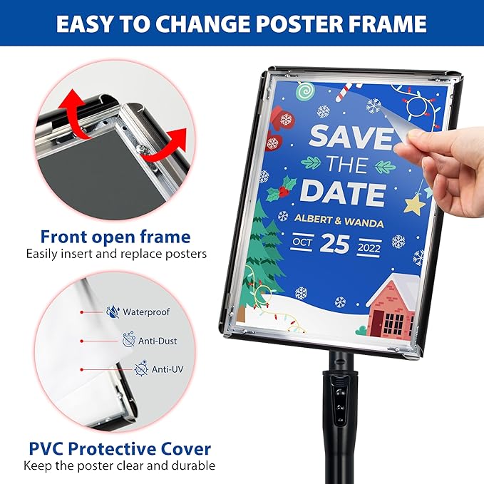 4 Pack Sign Holder Stands - Image 5