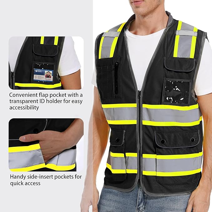 Reflective Safety Vest for Men and Women - Image 2