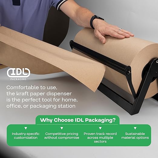 Brown Kraft Paper Jumbo Roll 18" x 14400" - Image 7