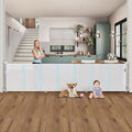 140'' Retractable Baby Gates Extra Wide, Security Upgrade Reinforcement Rods 11 by Home