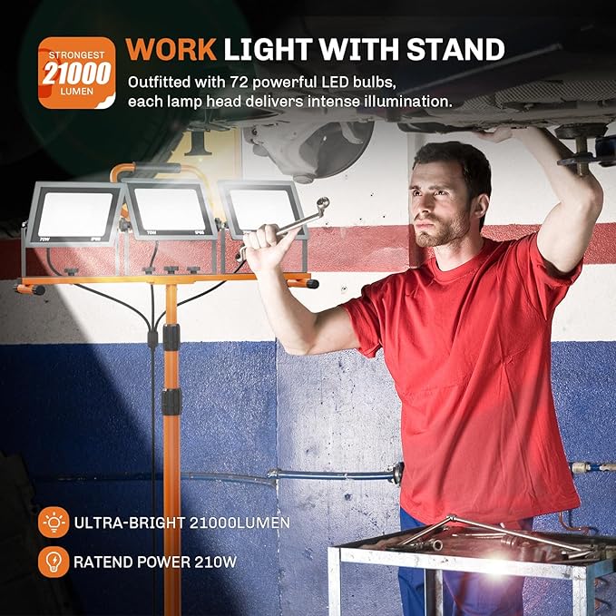Upgraded 21000Lumen LED Work Lights - Image 2